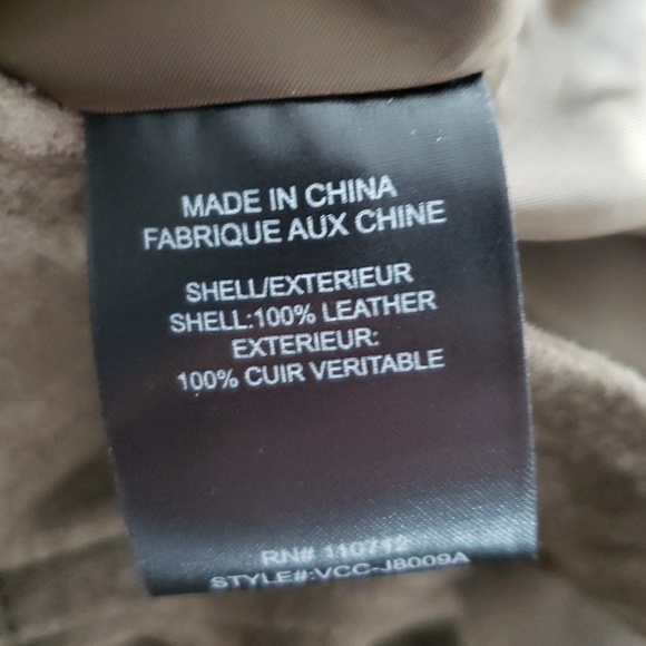 VIGOSS Leather Suede Jacket - Picture 8 of 8